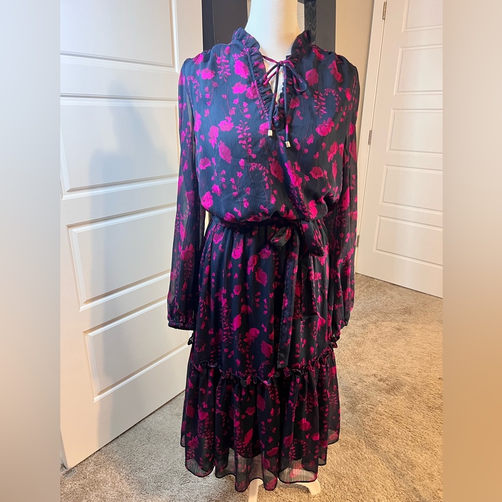 Tommy Hilfiger Long Floral Dress, Size 2
